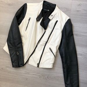 Forever 21 Faux Leather Moto Jacket